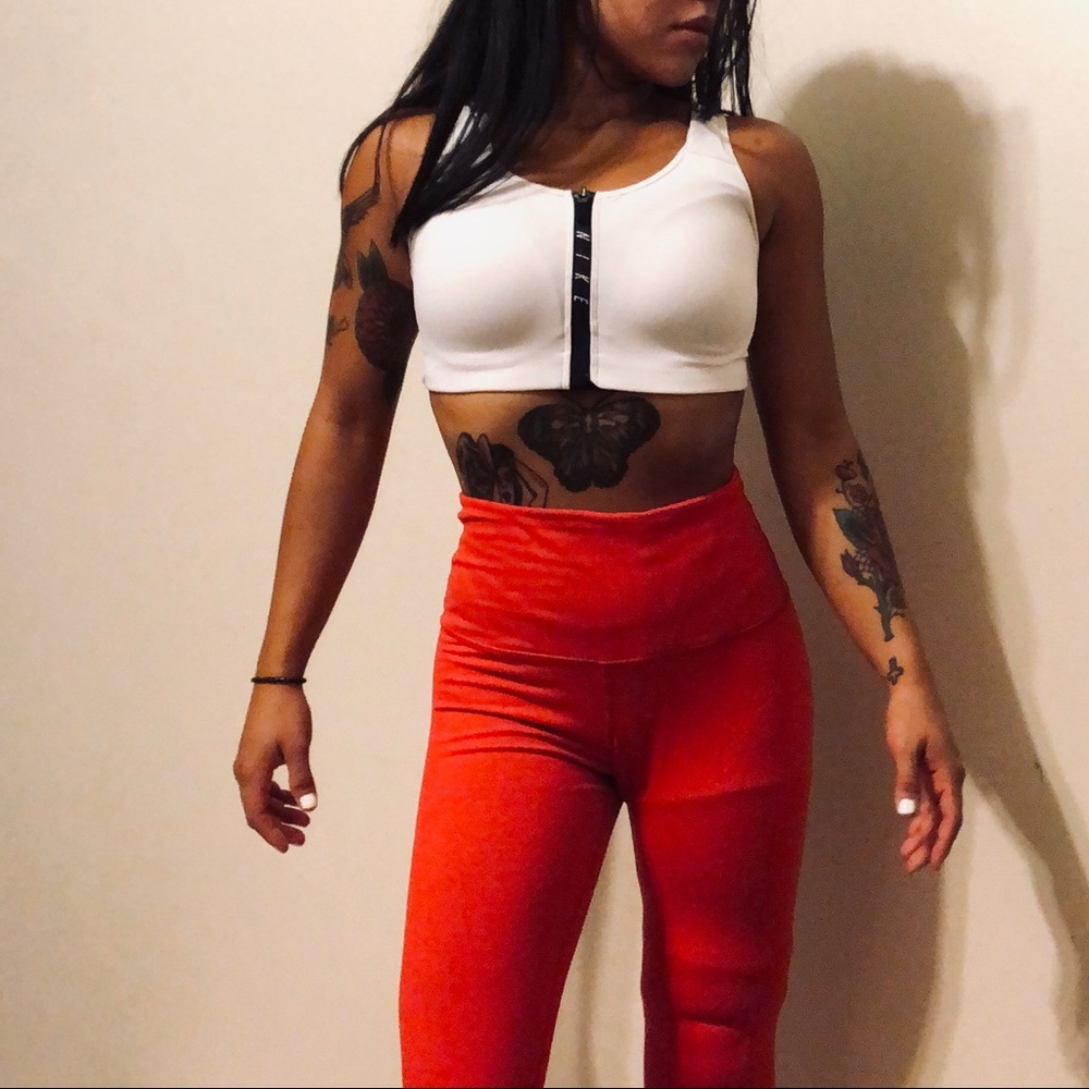 Red Saski leggings